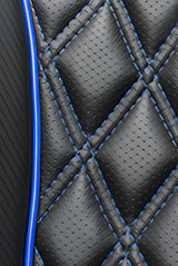 Triple X Seats Can Am Rear Bench Venom Stitch Seats