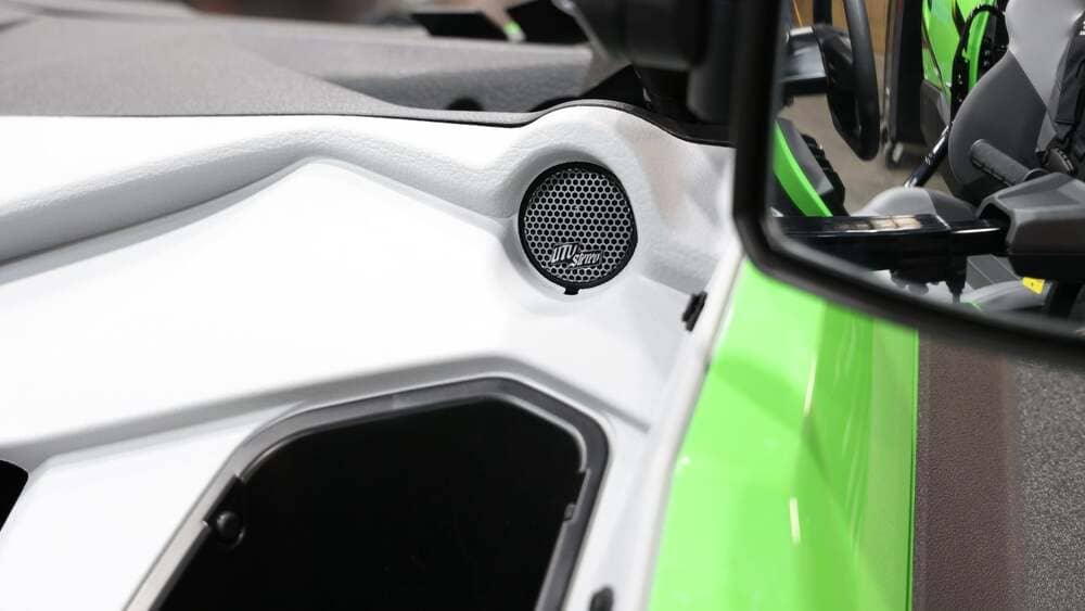 UTV Stereo Kawasaki Teryx H2 Garmin Tread Elite Stage 6 Stereo Kit