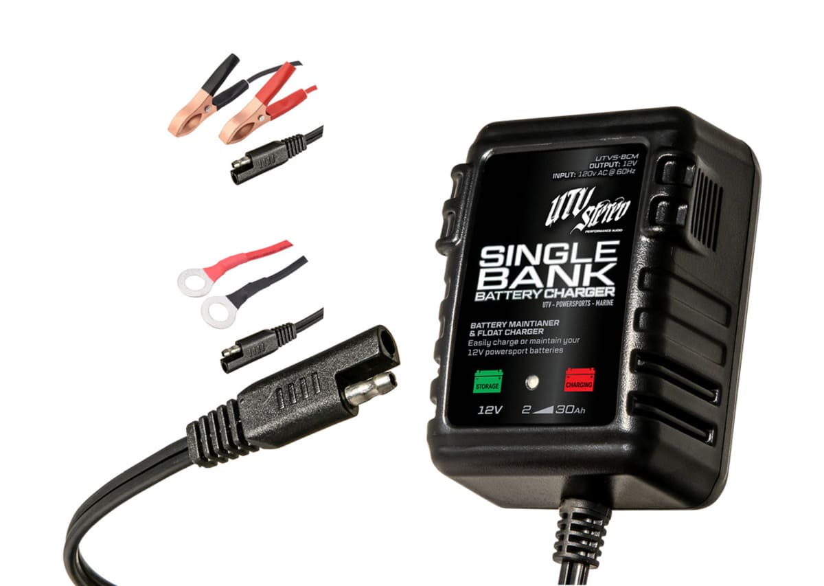 UTV Stereo 12V Automatic Battery Charger Maintainer