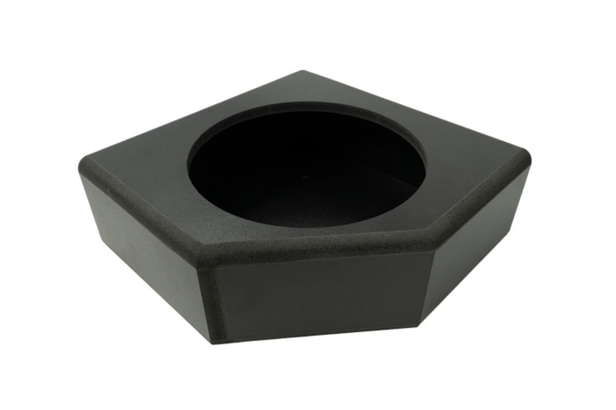 UTV Stereo '17+ Can-Am Maverick X3 Rear Low-Profile Driver Side 10" Sub Box Enclosure - Unloaded