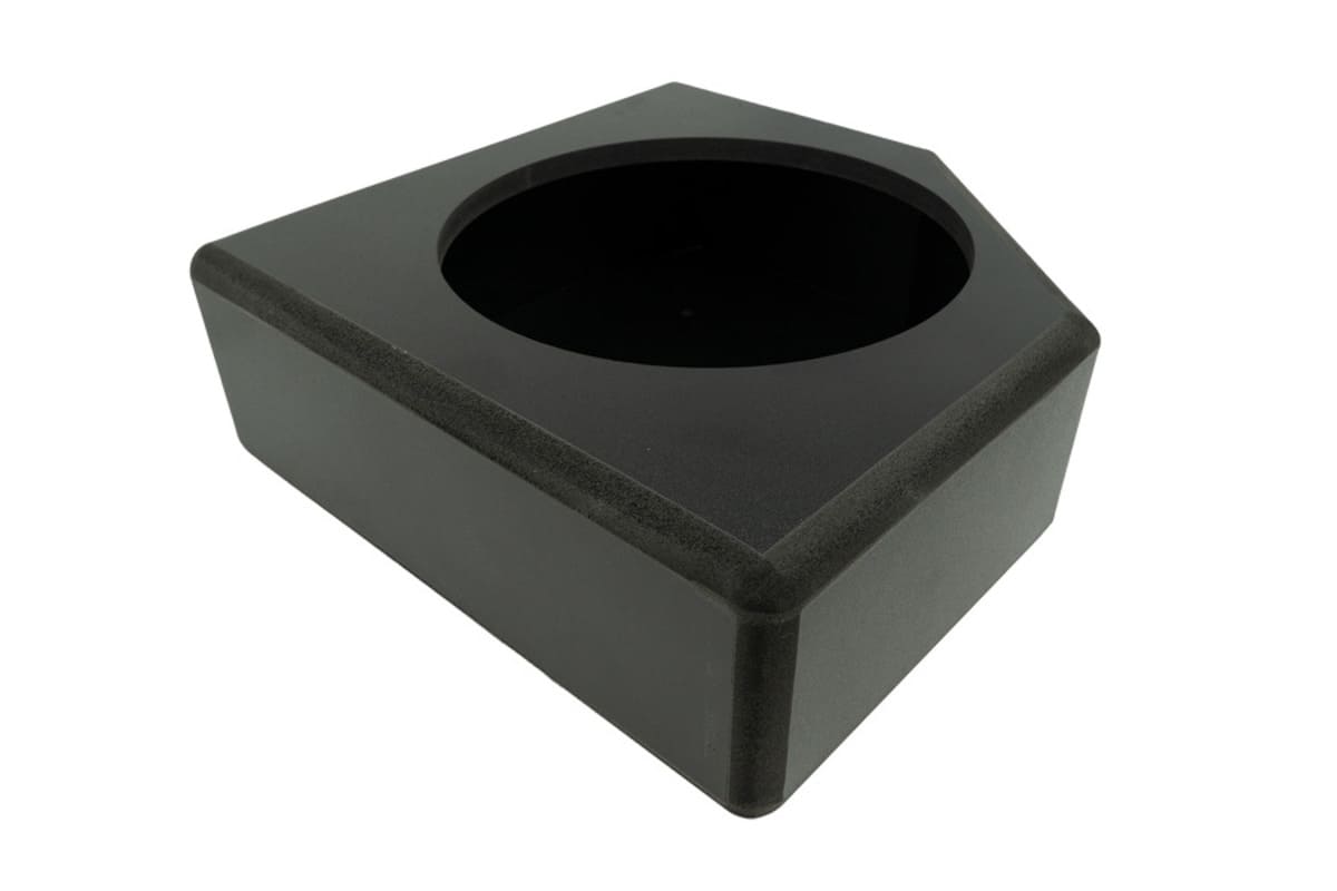 UTV Stereo '17+ Can-Am Maverick X3 Rear Low-Profile Driver Side 10" Sub Box Enclosure - Unloaded