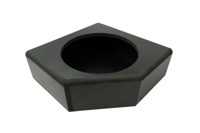 UTV Stereo '17+ Can-Am Maverick X3 Rear Low-Profile Passenger Side 10" Subwoofer Enclosure - Unloaded