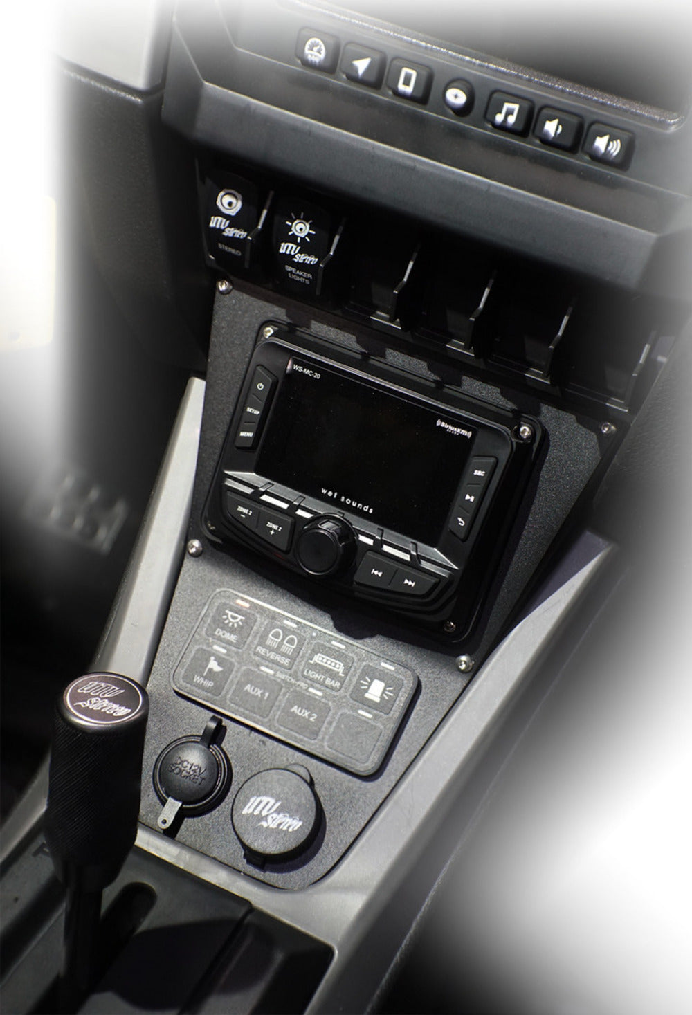 UTV Stereo '20-'24 Polaris RZR Pro Series Head Unit Mount