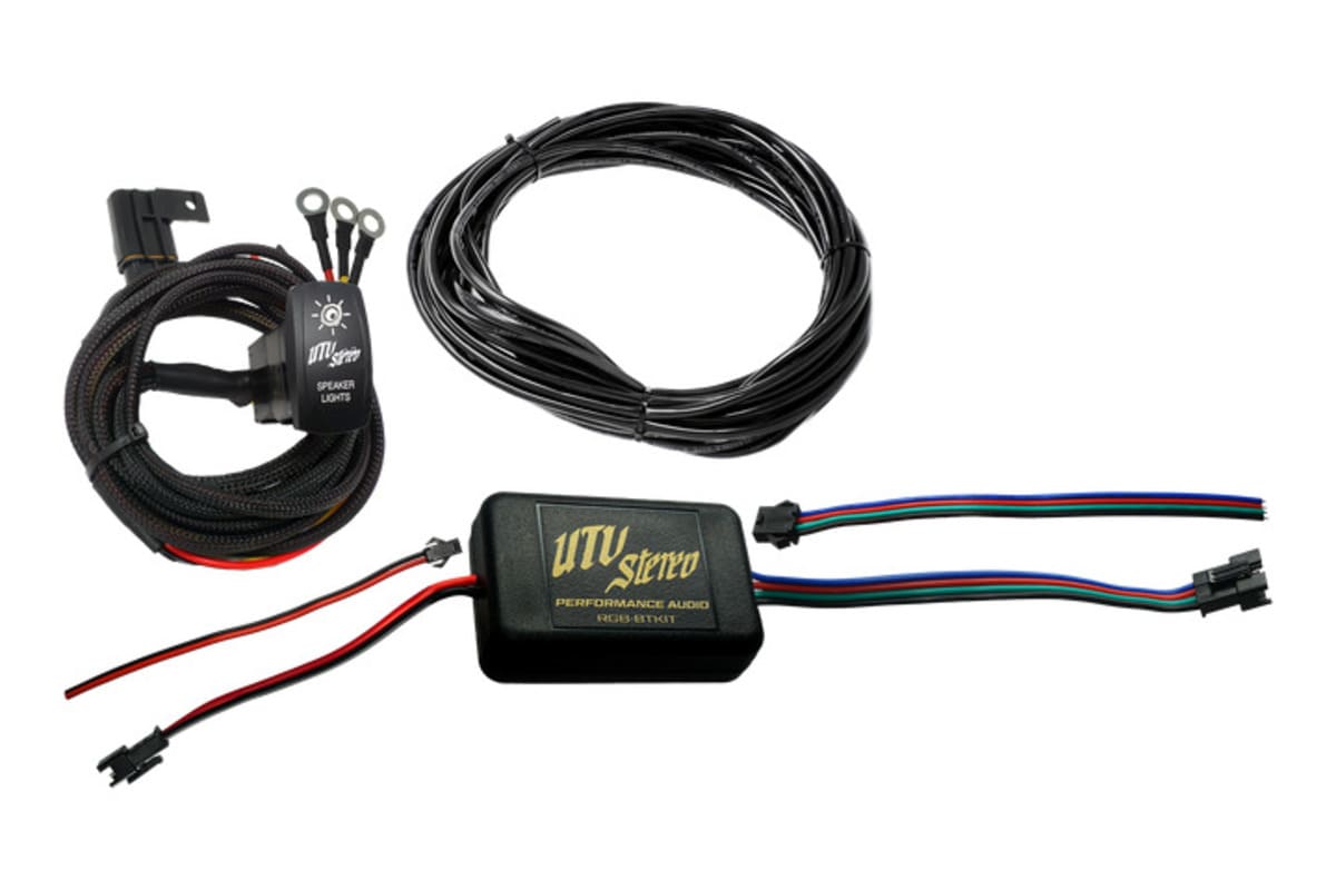 UTV Stereo Can-Am Maverick 8" RGB LED Speaker Rings - Pair