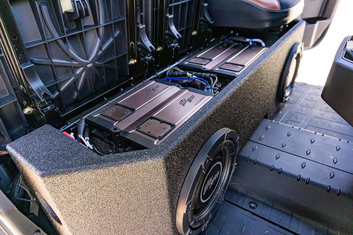 UTV Stereo Can-Am Defender 10” Dual Sub-Woofer Enclosure