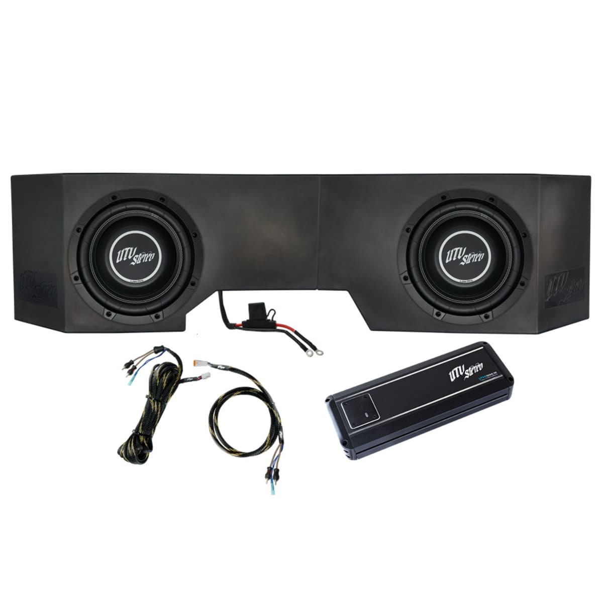 UTV Stereo Can-Am Defender 1000W Dual 10" Subwoofer Kit