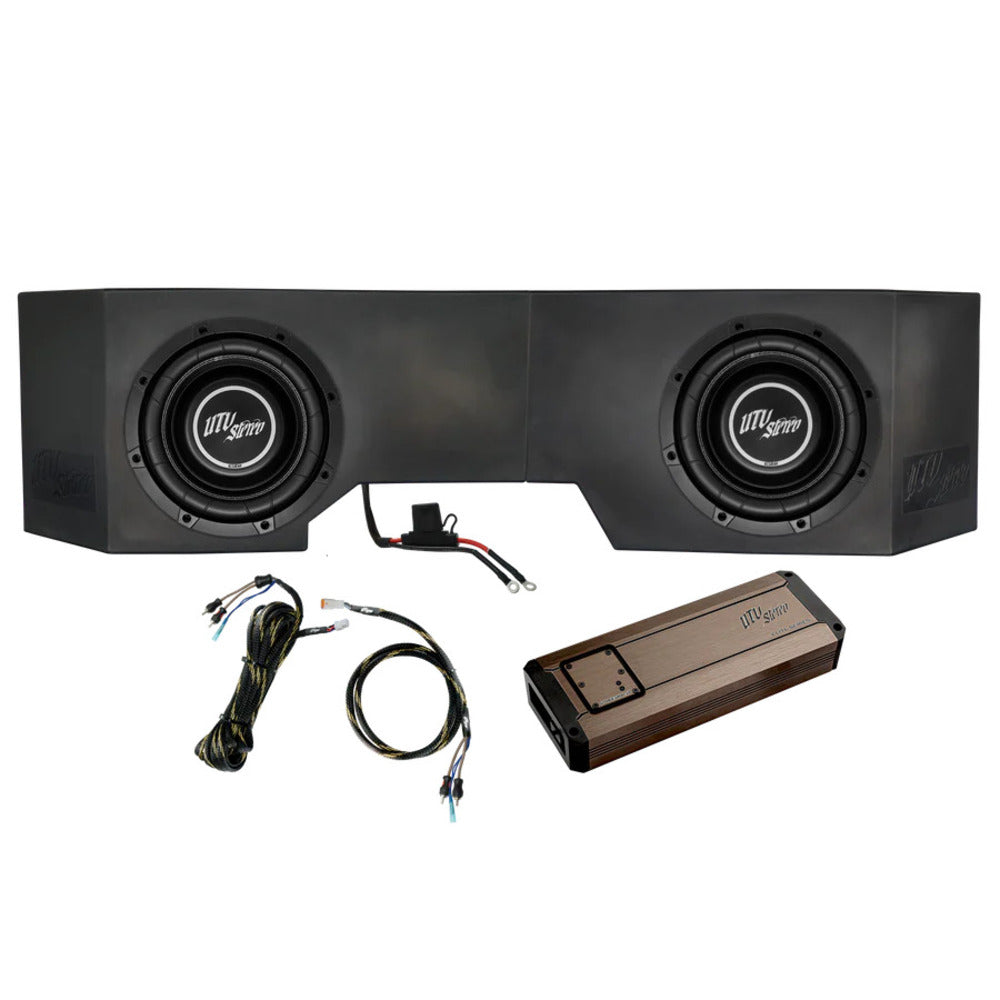 UTV Stereo Can-Am Defender 1200W Dual 10" Subwoofer Kit