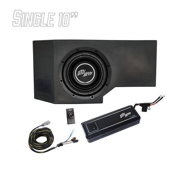 UTV Stereo Can-Am Defender Hd11 1000w Single 10" Subwoofer Kit