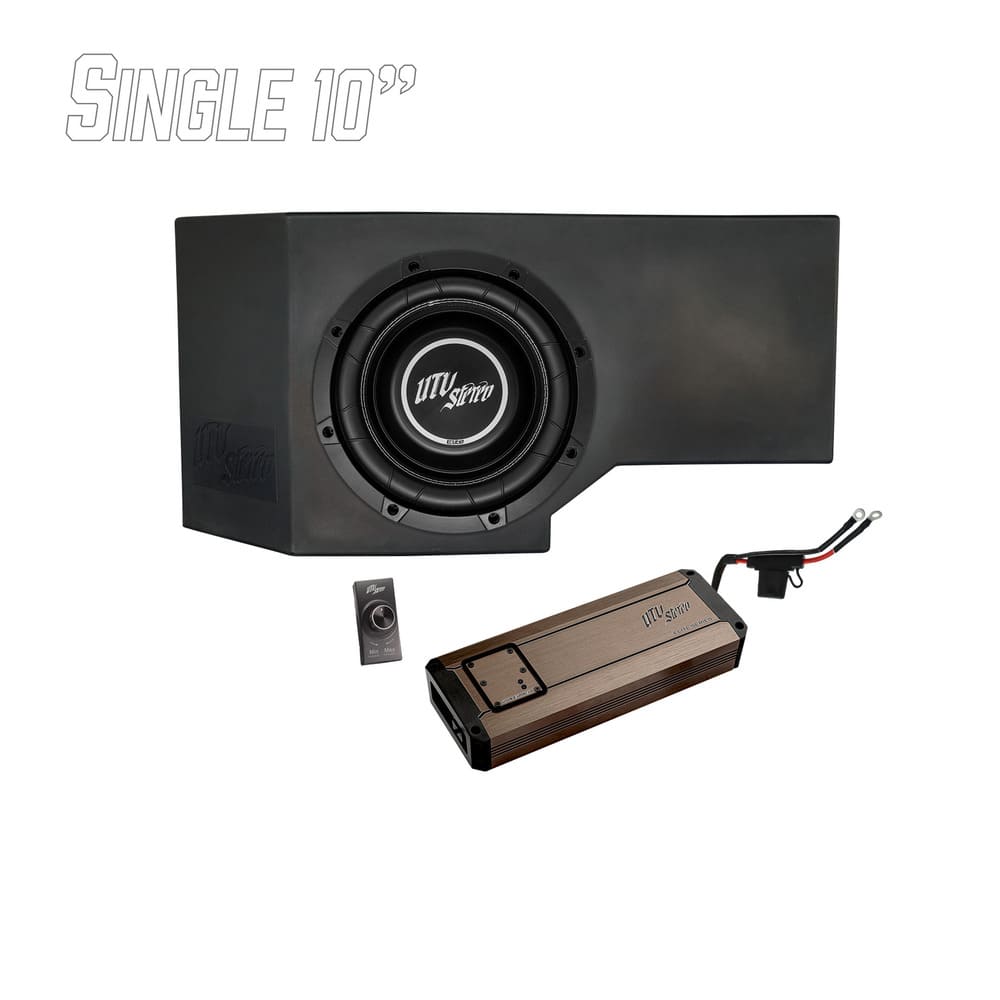 UTV Stereo Can-Am Defender Hd11 1200w Single 10" Subwoofer Kit