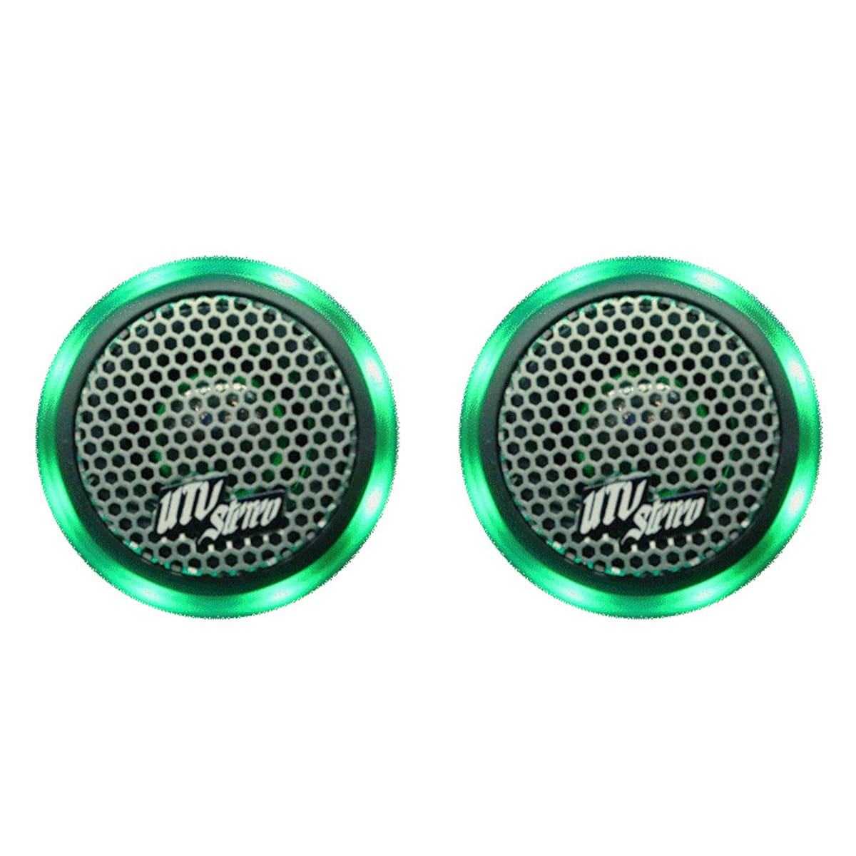 UTV Stereo Can-AM Maverick R  Built In RGB LED Pro Series 1" Tweeter - Pair