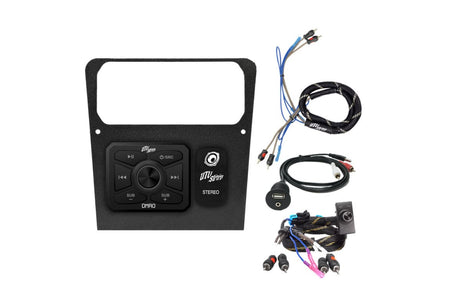 UTV Stereo Can-Am Maverick R Head Unit Mount Kit With Bass Knob 