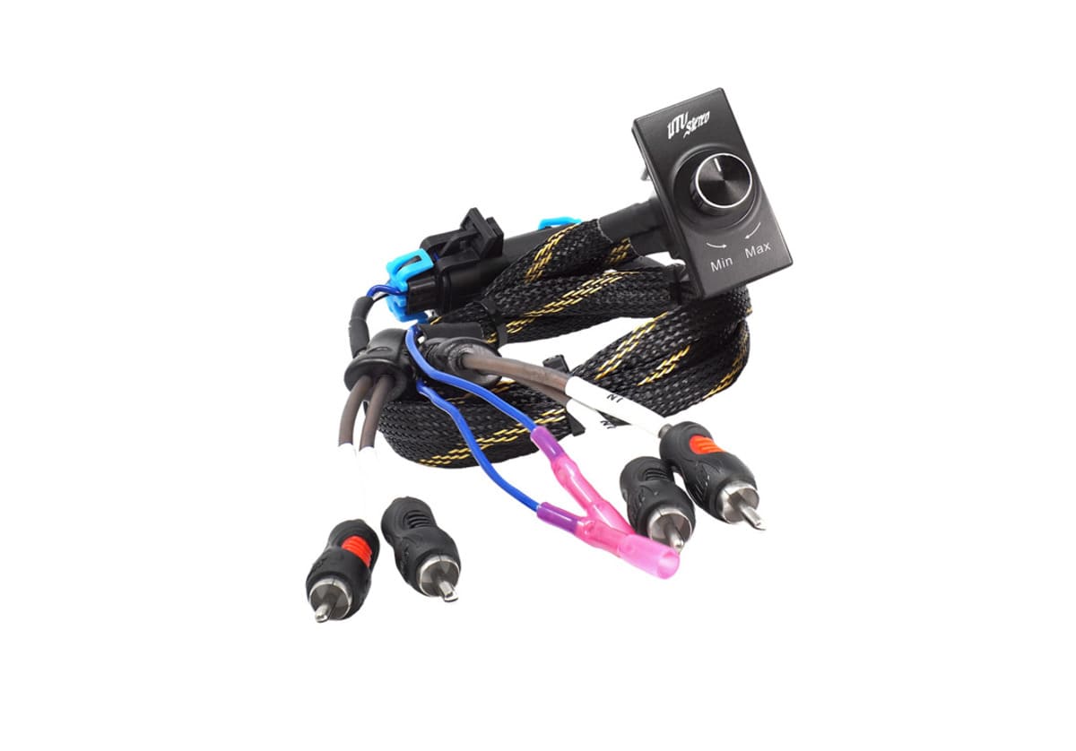 UTV Stereo Can-Am Maverick R Head Unit Mount Kit With Bass Knob 