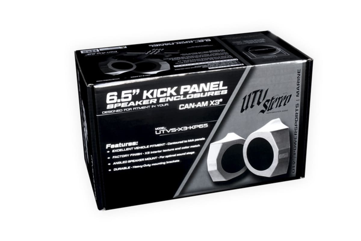 UTV Stereo Can-Am Maverick X3 6.5” Kick Panel Speaker Enclosures