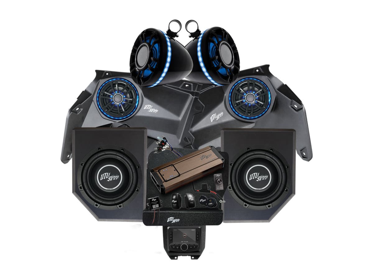 UTV Stereo Can-Am Maverick X3 Elite Series Stage 6 Stereo Kit