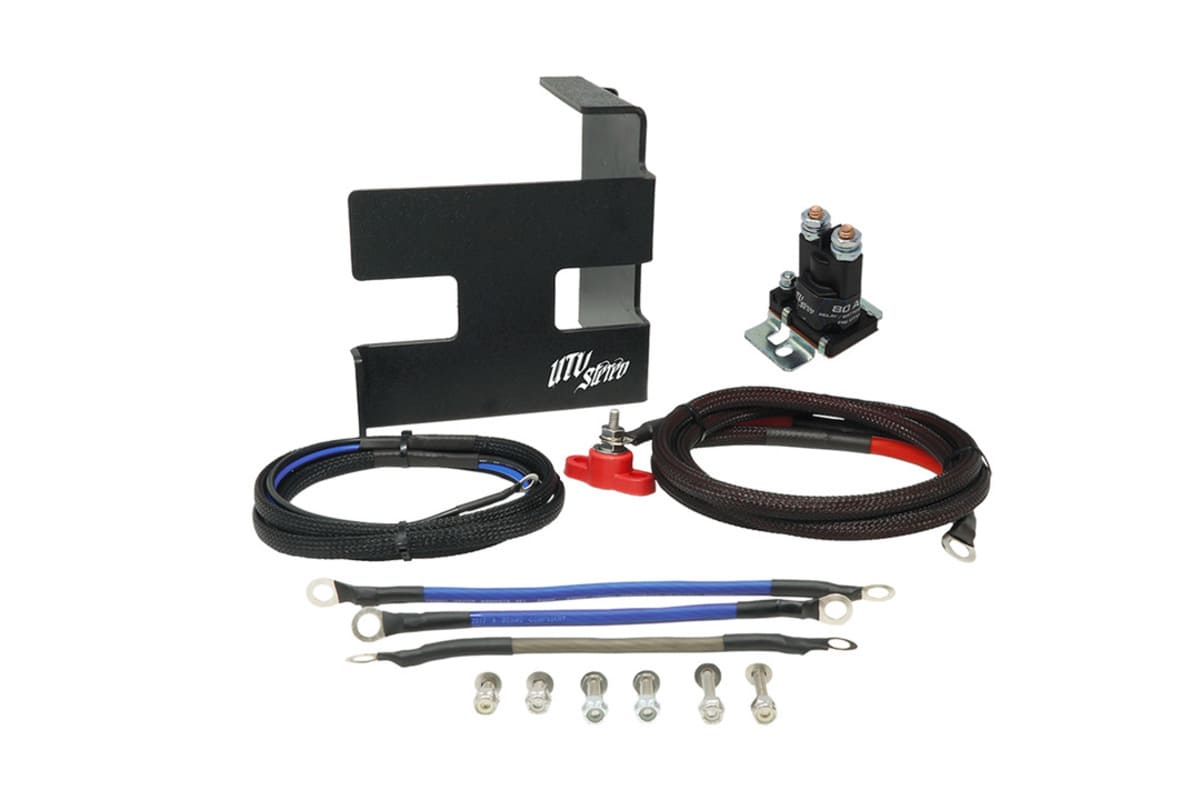 UTV Stereo Can-Am Maverick X3 2nd Battery/ Wire Kit & Battery Mount Only