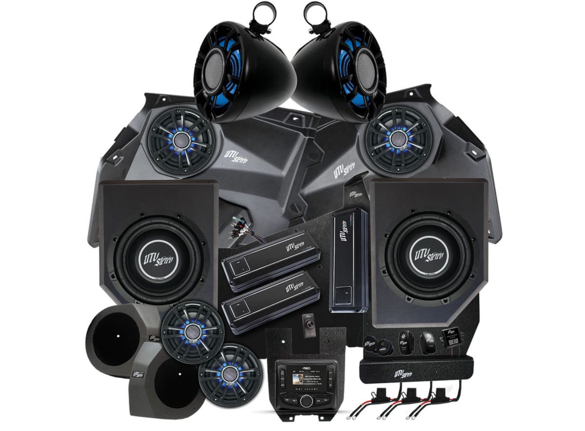 UTV Stereo Can-Am Maverick X3 Signature Series Stage 8 Stereo Kit