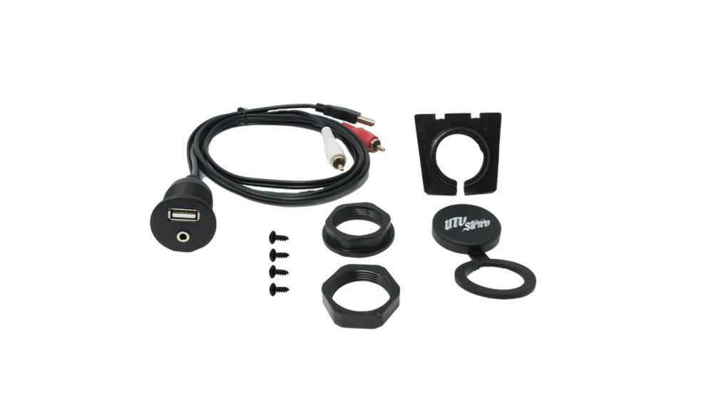 UTV Stereo Can Am Maverick X3 Wet Sounds MC-20 Lower Mount