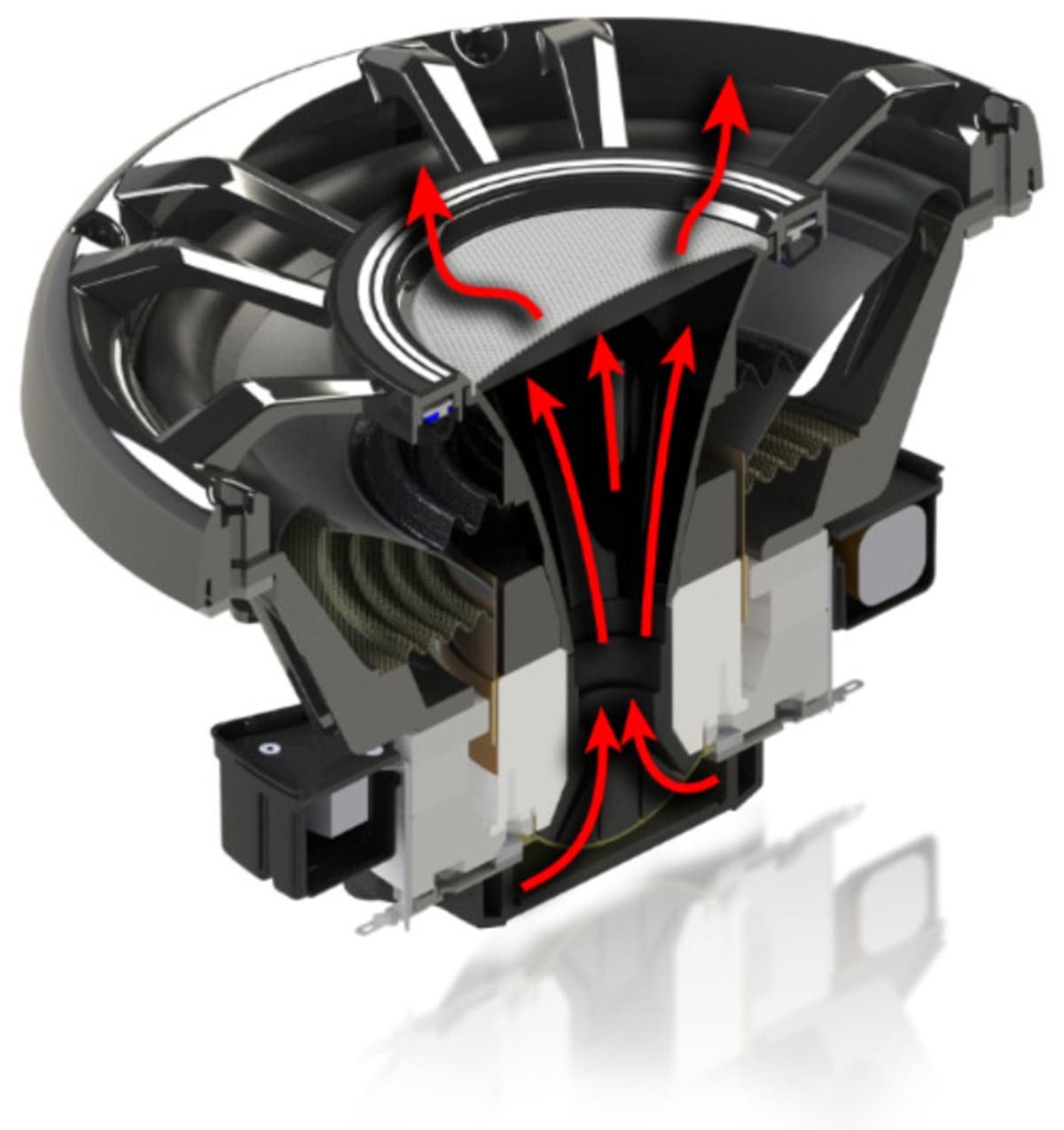 UTV Stereo Elite Series 8" Compression Horn Speakers - Pair