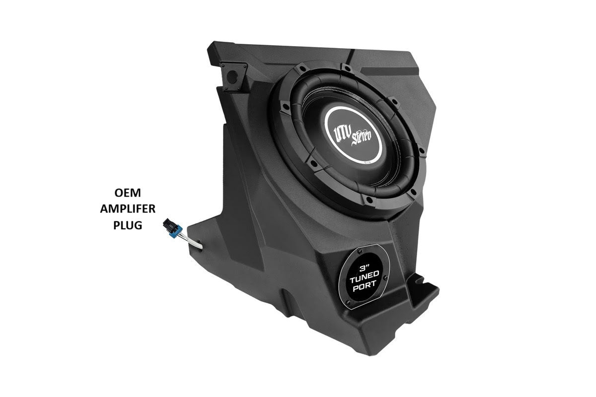 UTV Stereo Kawasaki Teryx H2 10" Vented Sub Kit