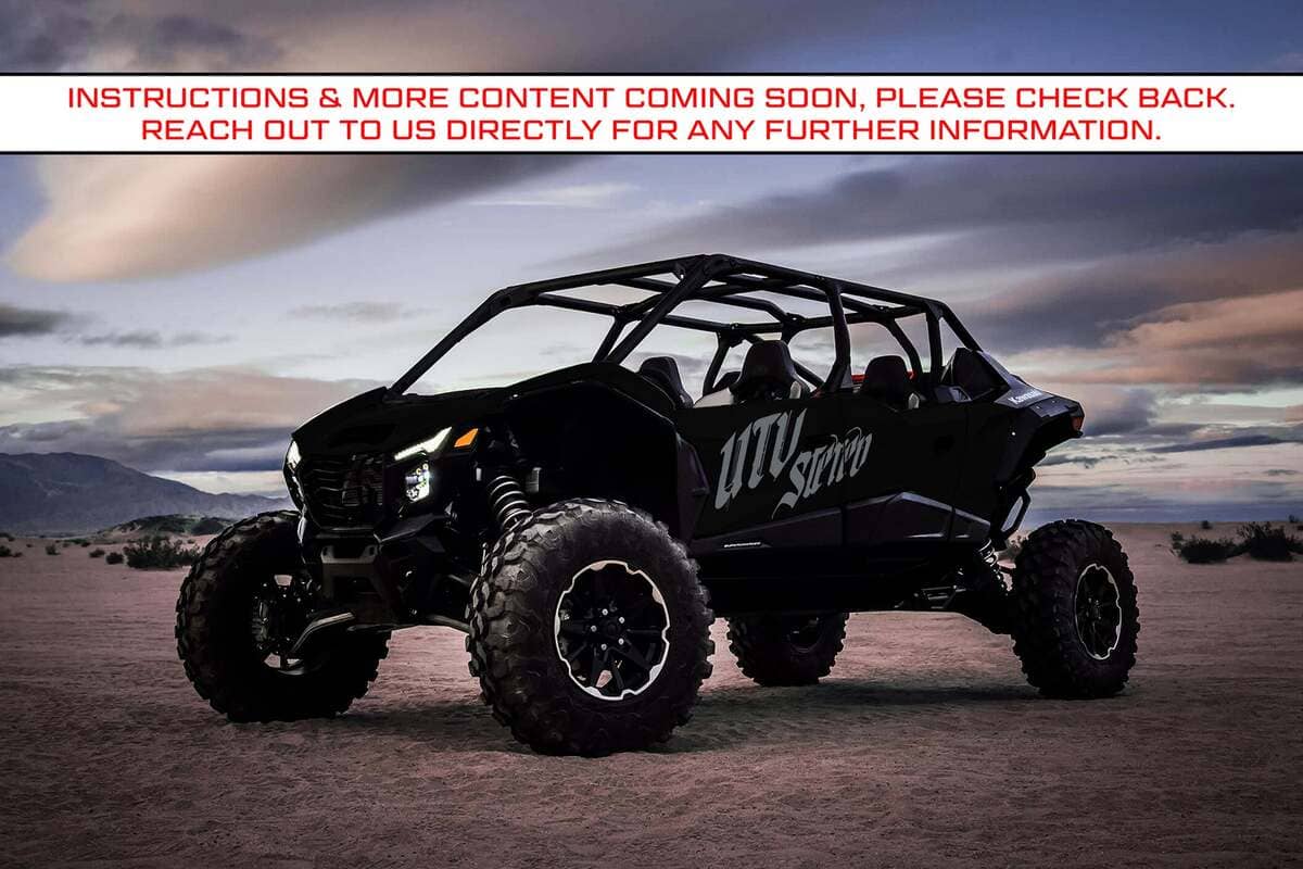 UTV Stereo Kawasaki Teryx H2 Firewall Amplifier Mount
