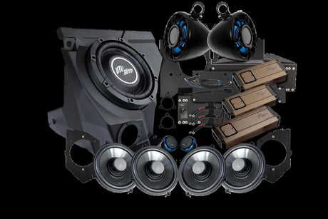 UTV Stereo Kawasaki Teryx H2 Garmin Tread Elite Stage 8 Stereo Kit