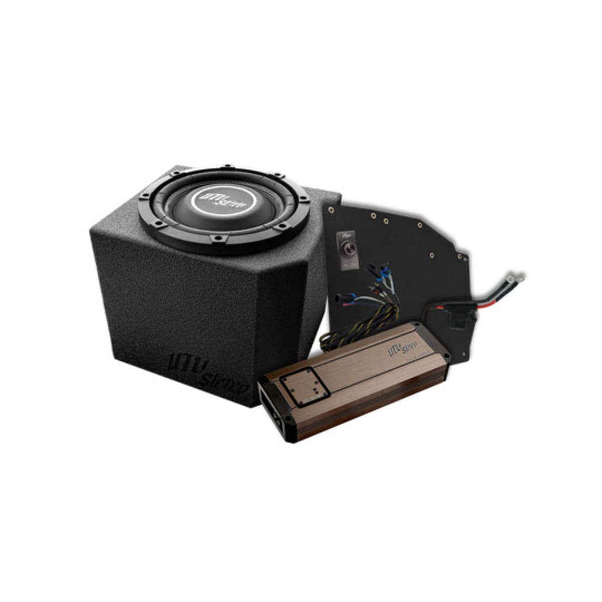 UTV Stereo Polaris Ranger 10" Single 1200W Subwoofer Kit