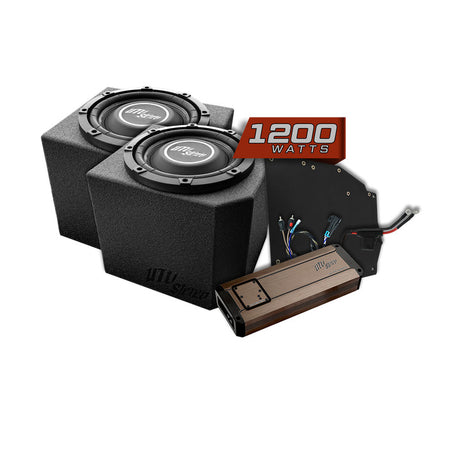 UTV Stereo Polaris Ranger 1200W Dual 10" Subwoofer Kit