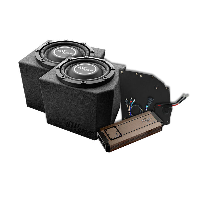 UTV Stereo Polaris Ranger 1200W Dual 10" Subwoofer Kit