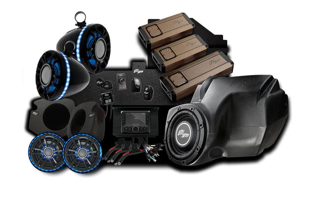 UTV Stereo '14+ Polaris RZR Elite Series Stage 8 Stereo Kit