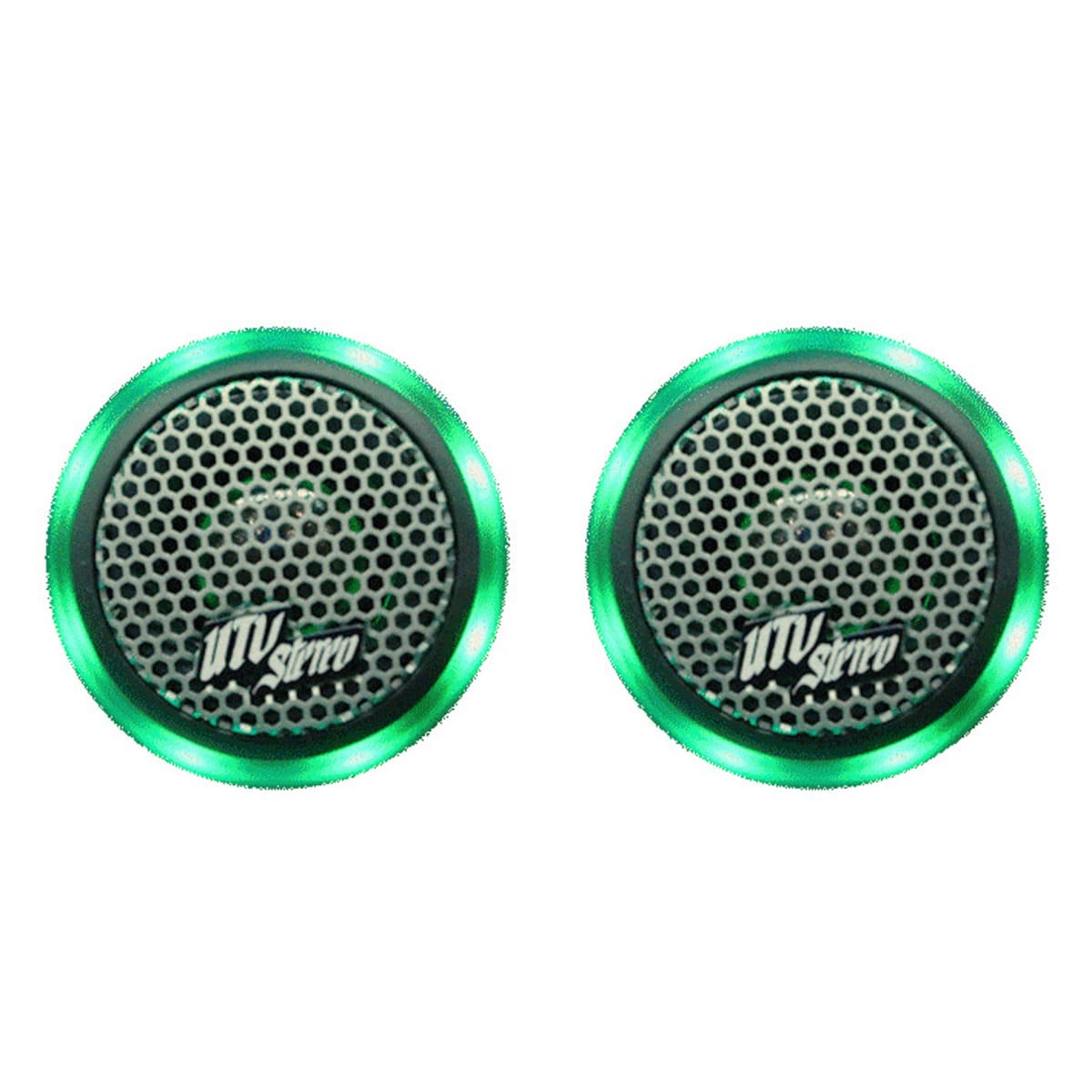 UTV Stereo Polaris Ranger 1500 Pro Series 1" Built In RGB LED Tweeter - Pair