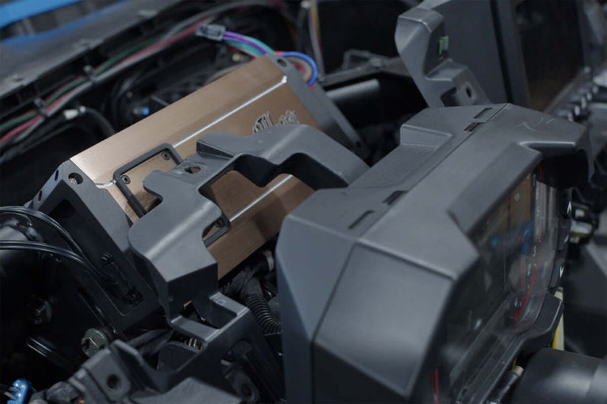 UTV Stereo Polaris  RZR Pro Series Gauge Amplifier Mount