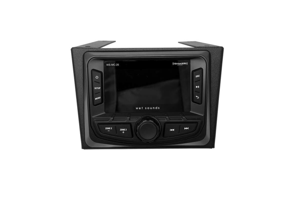 UTV Stereo Polaris RZR Under Dash Display Mount