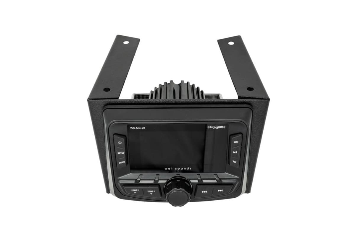 UTV Stereo Polaris RZR Under Dash Display Mount