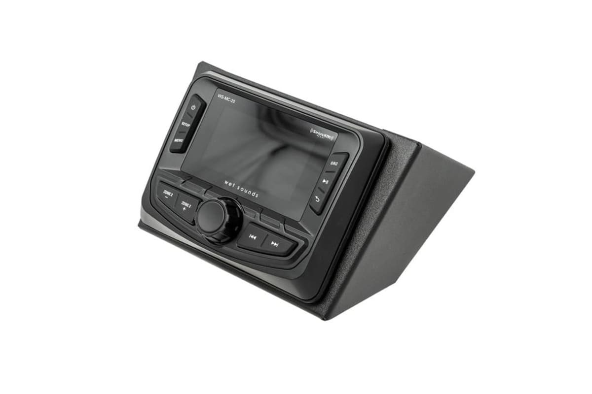 UTV Stereo Polaris RZR Under Dash Display Mount