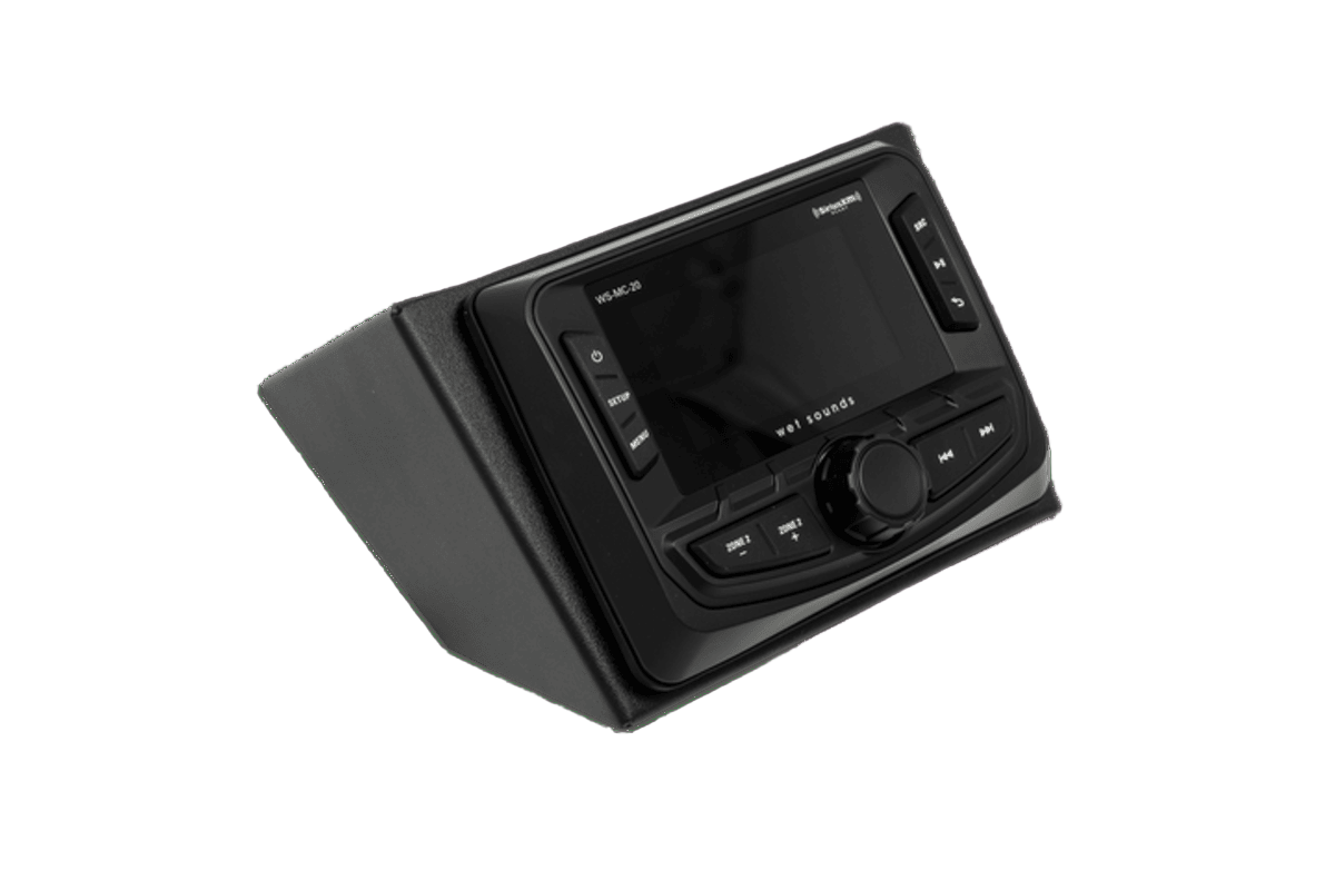 UTV Stereo Polaris RZR Under Dash Display Mount