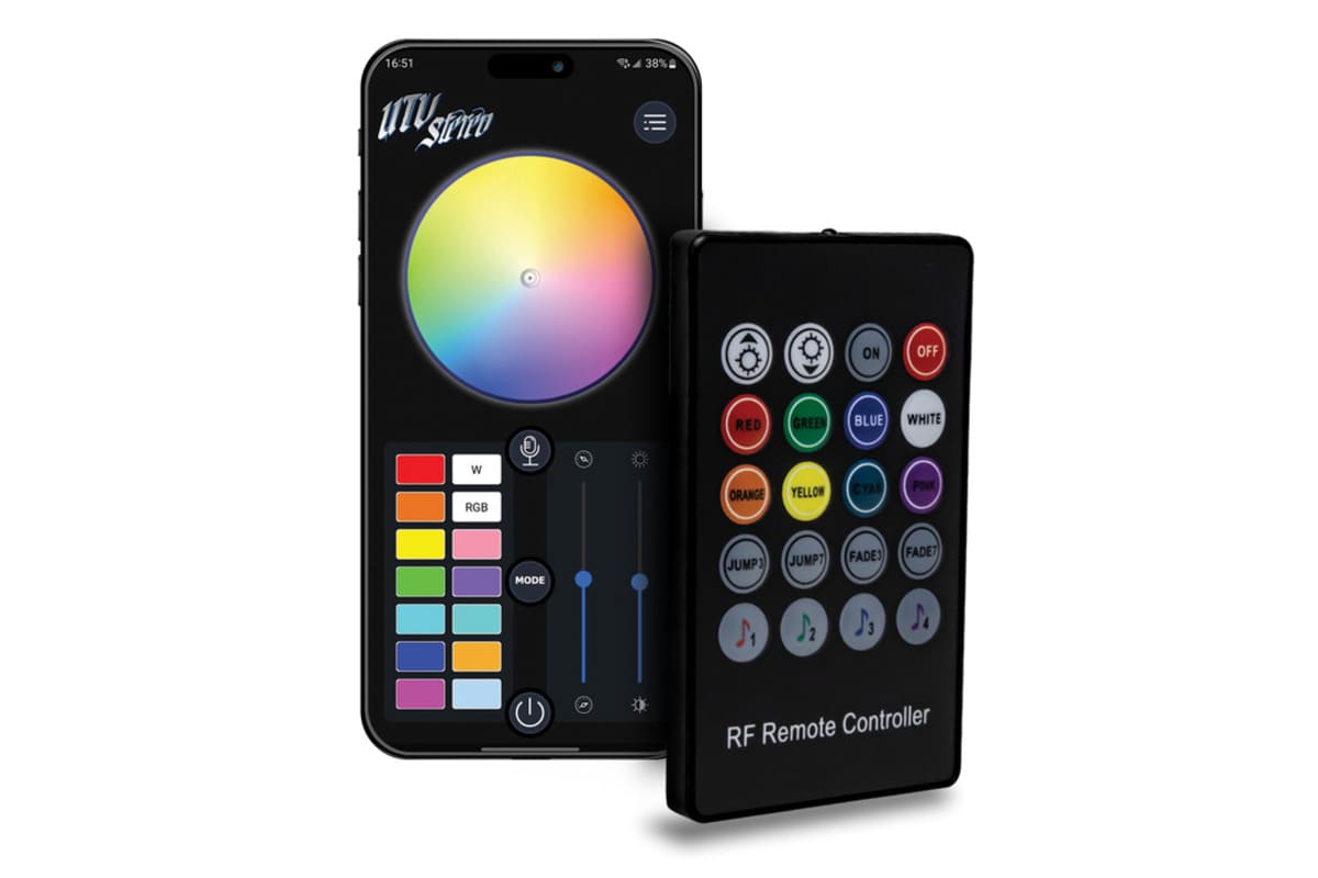 UTV Stereo Pro Series 1” Tweeter With Built in RGB LED - Pair