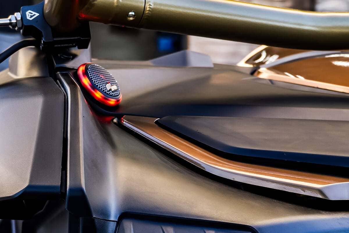 UTV Stereo Pro Series 1” Tweeter With Built in RGB LED - Pair