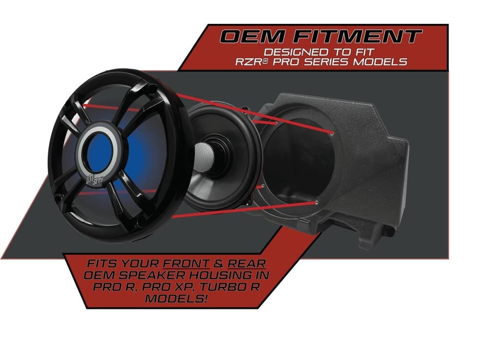 UTV Stereo Pro Series 6.5" Speakers - Pair