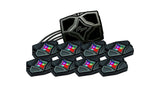 UTV Stereo RGBW Rock Light Kit - 8PCS