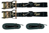 UTV Stereo Tie Down Ratchet Straps - Pair