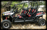 UTVMA '10-'14 Polaris RZR 4 800 / 900 Bump Seats Set - Front & Rear