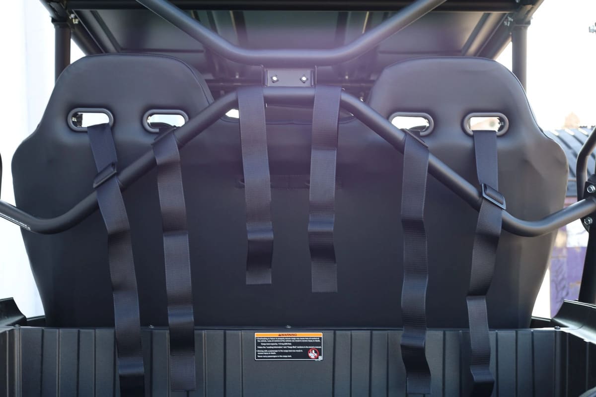 UTVMA '12-'25 Kawasaki Teryx 4 Rear Bench Seat w/ Harnesses