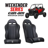 UTVMA '14-'18 Can-Am Maverick Sport Weekender Front Suspension Bucket Seats - Pair
