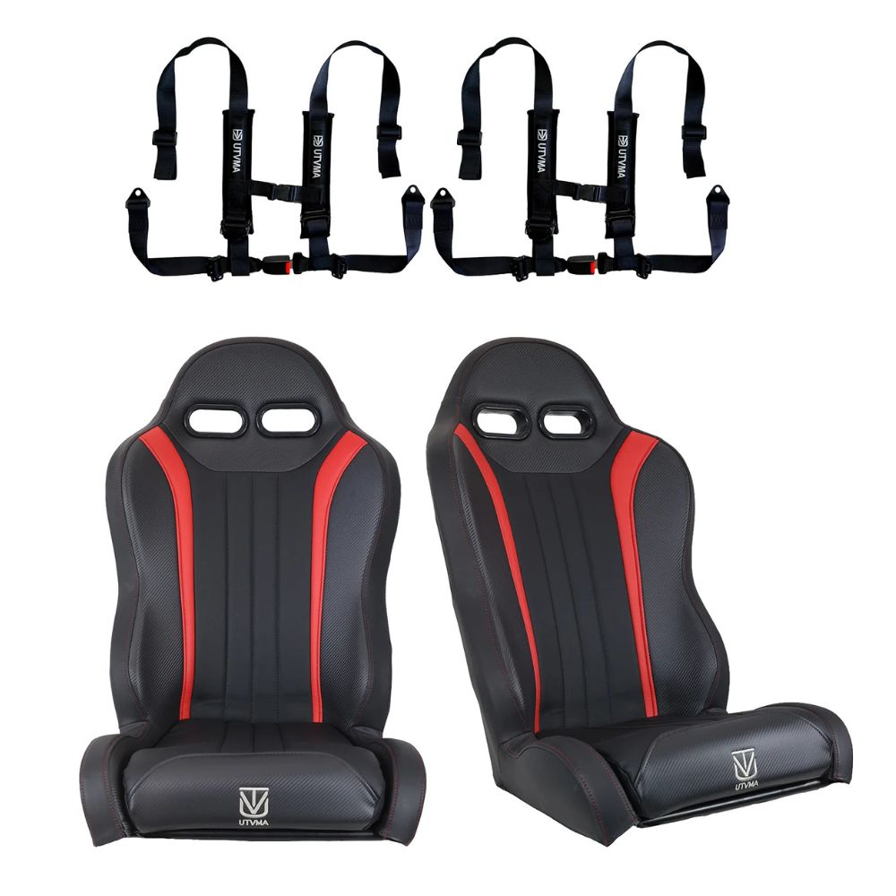 UTVMA '14-'18 Can-Am Maverick Sport Weekender Front Suspension Bucket Seats - Pair