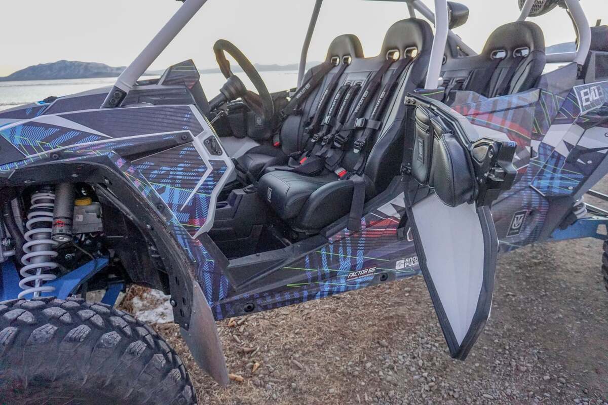 UTVMA '14-'23 Polaris RZR 1000 Elite Series Front & Rear Bench Seat w/ Harnesses