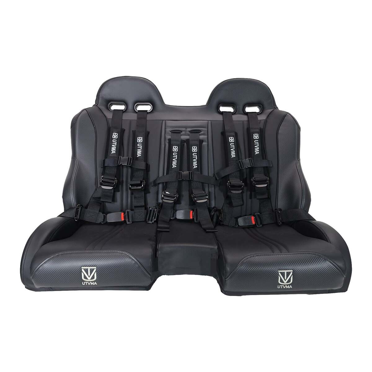 UTVMA '14-'23 Polaris RZR 1000 Elite Series Front & Rear Bench Seat w/ Harnesses