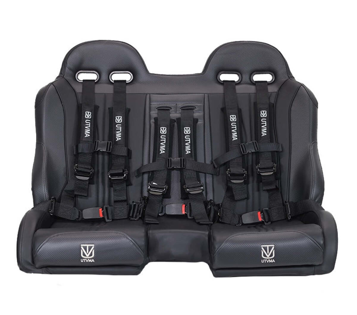 UTVMA '14-'23 Polaris RZR 1000 Elite Series Front & Rear Bench Seat w/ Harnesses