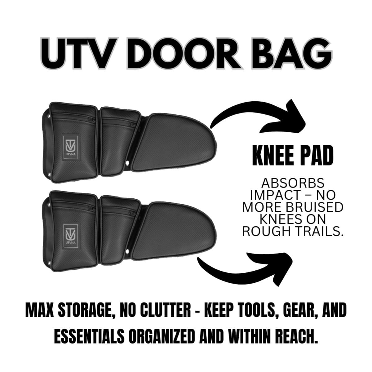 UTVMA '14-'25 Polaris RZR 900 Front Door Bag Set