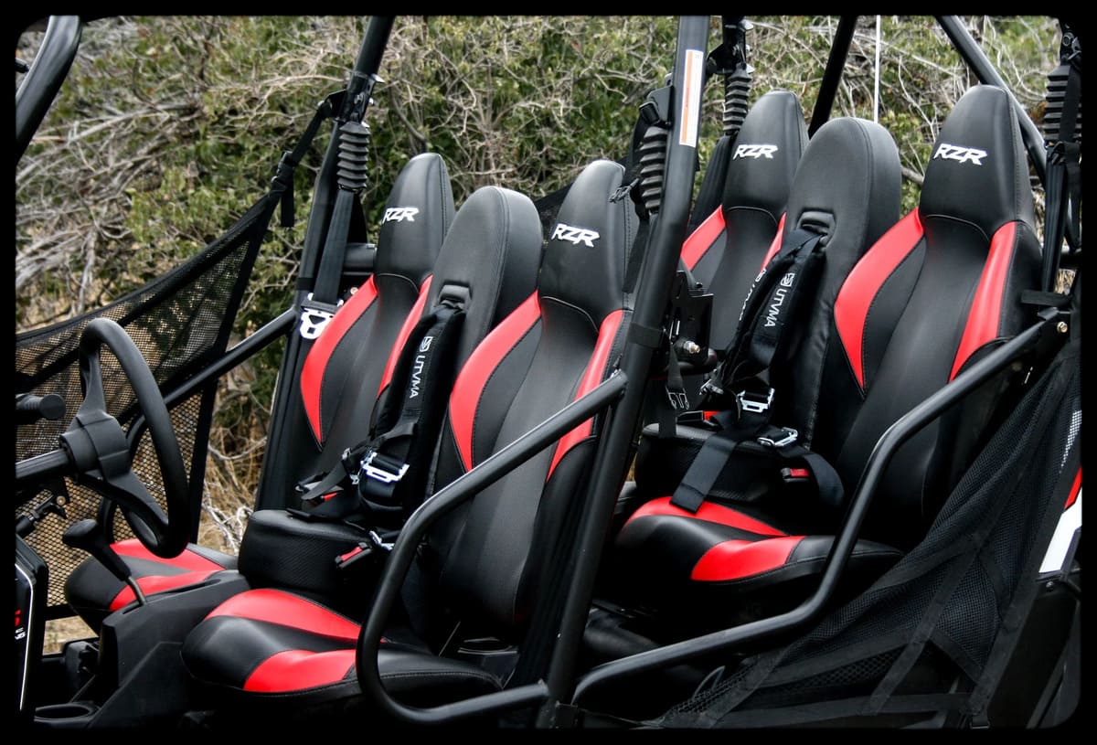 UTVMA '15-'24 Polaris RZR 4 900 Front & Rear Bump Seat Set