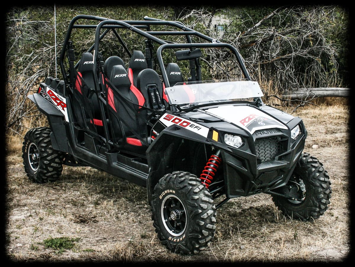 UTVMA '15-'24 Polaris RZR 4 900 Front & Rear Bump Seat Set